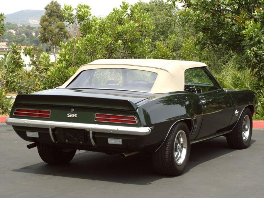  Chevrolet Camaro SS 396 Convertible 1969 года  (фото 2 из 10)